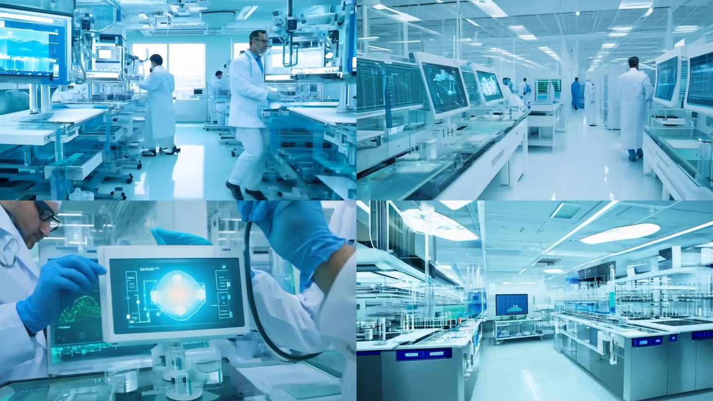 高科技實驗室醫藥藥物研發醫療藥業